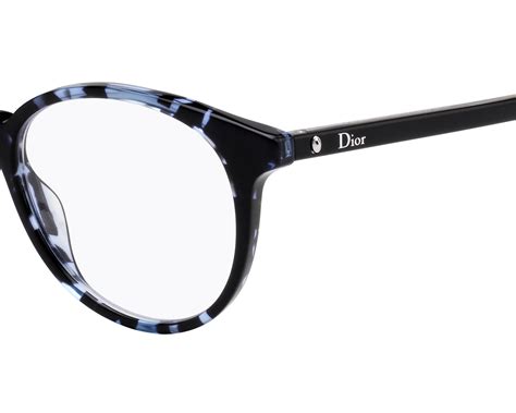 Lunettes de vue Dior MONTAIGNE47 bleu/écaille 